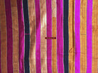 828 Unusual Striking Bagh Phulkari with Stripes-WOVENSOULS-Antique-Vintage-Textiles-Art-Decor