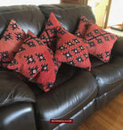 831 Set of 6 Upclycled Sarkoy Kilim Fragment Cushions-WOVENSOULS-Antique-Vintage-Textiles-Art-Decor