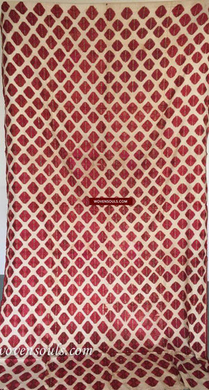 836 Phulkari Bagh Floral Thirma-WOVENSOULS-Antique-Vintage-Textiles-Art-Decor