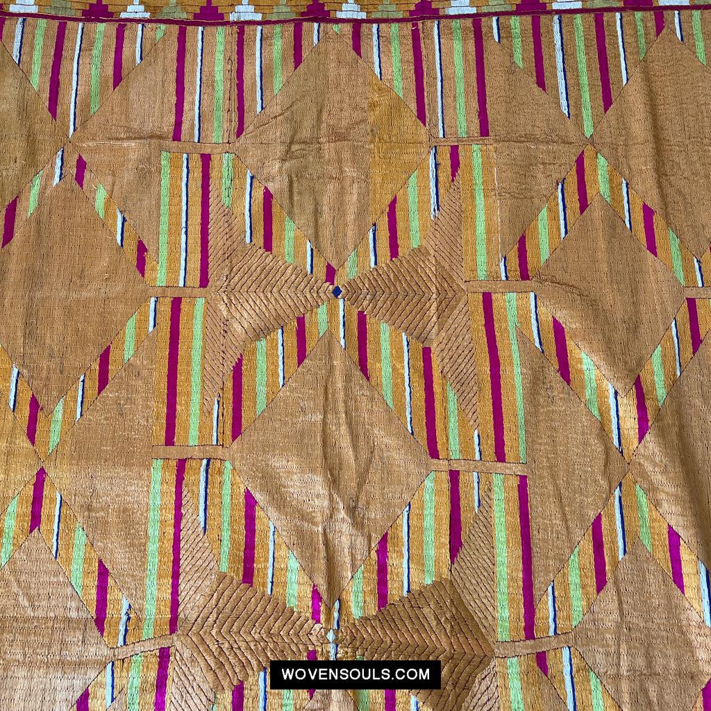 837 Creative Art - Large Layout Bagh Phulkari-WOVENSOULS Antique Textiles &amp; Art Gallery