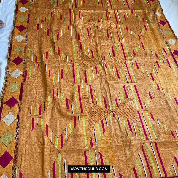 837 Creative Art - Large Layout Bagh Phulkari-WOVENSOULS Antique Textiles & Art Gallery