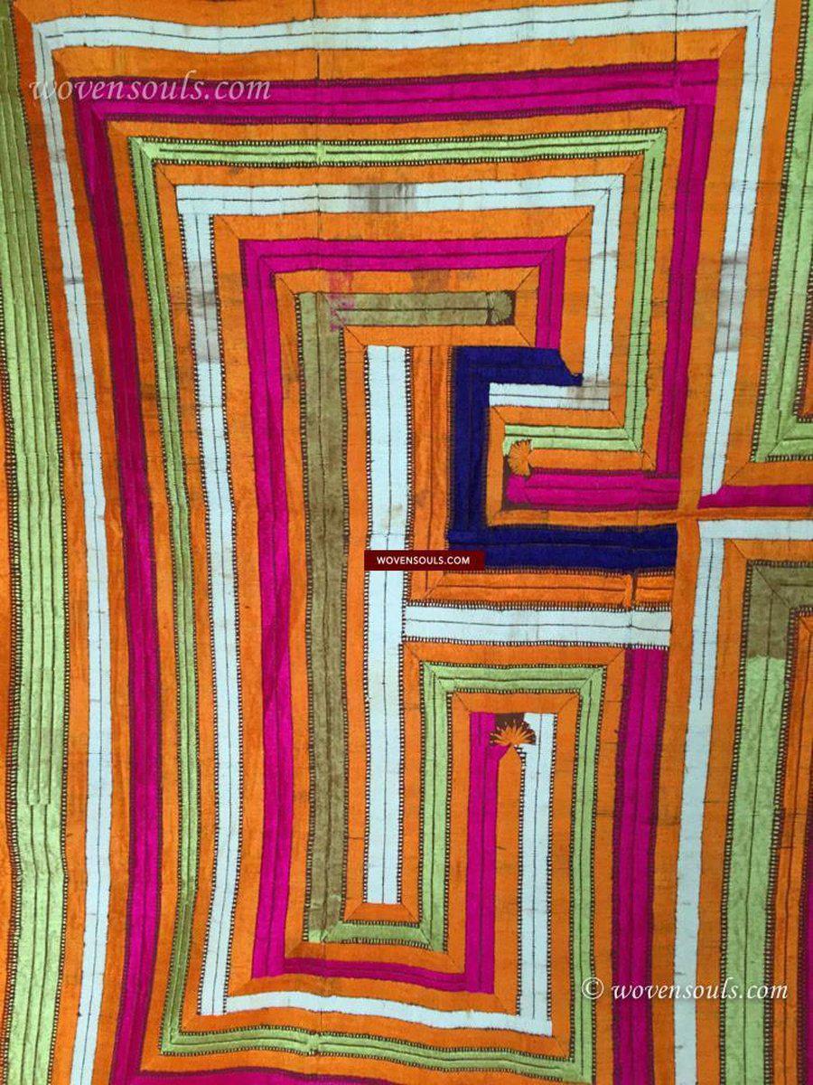 840 SOLD Bhool Bhullaiya Phulkari Bagh-WOVENSOULS-Antique-Vintage-Textiles-Art-Decor