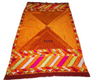 843 SOLD Golden Vari da Bagh Phulkari Textile-WOVENSOULS-Antique-Vintage-Textiles-Art-Decor