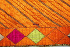 843 SOLD Golden Vari da Bagh Phulkari Textile-WOVENSOULS-Antique-Vintage-Textiles-Art-Decor