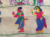 850 Rare Namawali Vrindavani Assam Vastra - Silk with Double Sided Embroidery-WOVENSOULS-Antique-Vintage-Textiles-Art-Decor