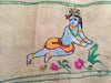 850 Rare Namawali Vrindavani Assam Vastra - Silk with Double Sided Embroidery-WOVENSOULS-Antique-Vintage-Textiles-Art-Decor