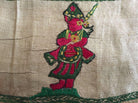 850 Rare Namawali Vrindavani Assam Vastra - Silk with Double Sided Embroidery-WOVENSOULS-Antique-Vintage-Textiles-Art-Decor