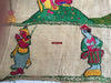 850 Rare Namawali Vrindavani Assam Vastra - Silk with Double Sided Embroidery-WOVENSOULS-Antique-Vintage-Textiles-Art-Decor