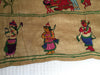 850 Rare Namawali Vrindavani Assam Vastra - Silk with Double Sided Embroidery-WOVENSOULS-Antique-Vintage-Textiles-Art-Decor