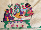 850 Rare Namawali Vrindavani Assam Vastra - Silk with Double Sided Embroidery-WOVENSOULS-Antique-Vintage-Textiles-Art-Decor