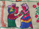 850 Rare Namawali Vrindavani Assam Vastra - Silk with Double Sided Embroidery-WOVENSOULS-Antique-Vintage-Textiles-Art-Decor