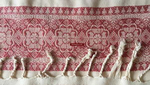 852 Old Assam Silk Gamocha Woven Textile - SOLD-WOVENSOULS-Antique-Vintage-Textiles-Art-Decor
