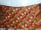 854 SOLD Bagh Phulkari Textile with Charkha or Gobi motif-WOVENSOULS-Antique-Vintage-Textiles-Art-Decor