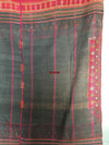 865 SOLD - Gorgeous Antique Waziri Shawl with Embroidery-WOVENSOULS-Antique-Vintage-Textiles-Art-Decor