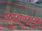 865 SOLD - Gorgeous Antique Waziri Shawl with Embroidery-WOVENSOULS-Antique-Vintage-Textiles-Art-Decor