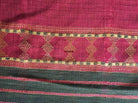 865 SOLD - Gorgeous Antique Waziri Shawl with Embroidery-WOVENSOULS-Antique-Vintage-Textiles-Art-Decor