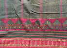 865 SOLD - Gorgeous Antique Waziri Shawl with Embroidery-WOVENSOULS-Antique-Vintage-Textiles-Art-Decor