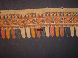872 Antique Sumatra Tirai ceremonial cloth Banner Textile-WOVENSOULS-Antique-Vintage-Textiles-Art-Decor
