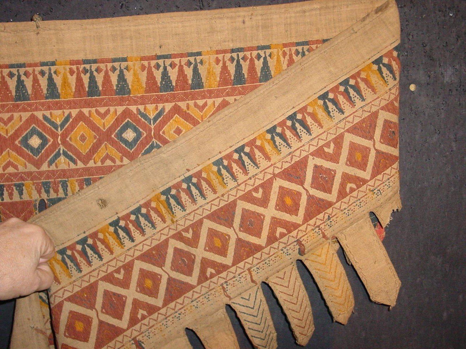 872 Antique Sumatra Tirai ceremonial cloth Banner Textile-WOVENSOULS-Antique-Vintage-Textiles-Art-Decor