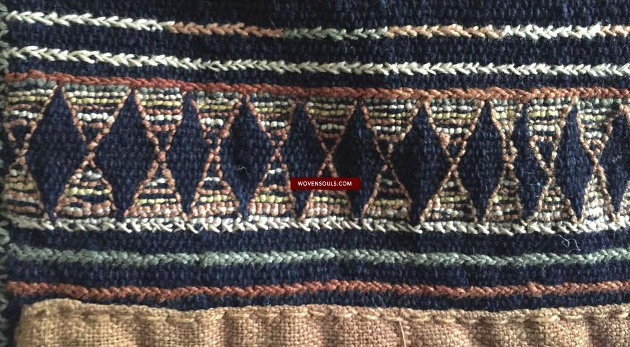 875 SOLD Vintage Akha Tunic Jacket with Superb Embroidery-WOVENSOULS-Antique-Vintage-Textiles-Art-Decor