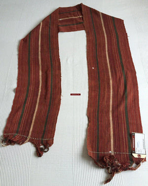 878 Antique Singaraja Balinese Woven Textile - Natural Dyes - sold-WOVENSOULS-Antique-Vintage-Textiles-Art-Decor