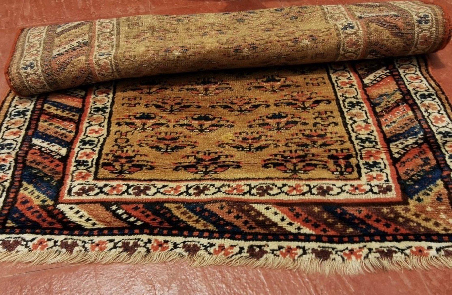 887 Antique Camel Field Kurdish Rug - Gallery-2-WOVENSOULS-Antique-Vintage-Textiles-Art-Decor