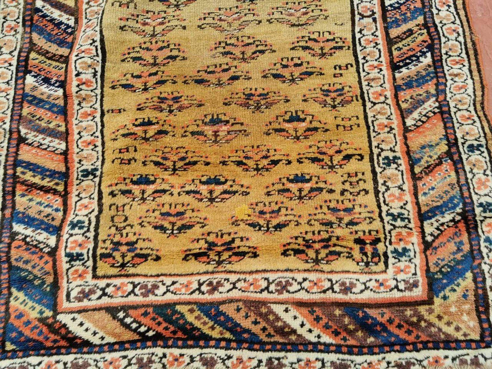 887 Antique Camel Field Kurdish Rug - Gallery-2-WOVENSOULS-Antique-Vintage-Textiles-Art-Decor