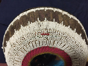891 Antique Balinese Beaded Lontar Ceremonial Basket-WOVENSOULS-Antique-Vintage-Textiles-Art-Decor