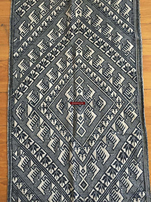 899 Vintage Tai Sam Neua Laotian Weaving in hand spun cotton-WOVENSOULS-Antique-Vintage-Textiles-Art-Decor
