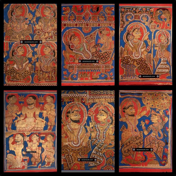 9003 Ancient Jain Kalpasutra Mansucript - 88 folios-WOVENSOULS Antique Textiles & Art Gallery