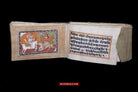 9007 Indian Sanskrit Manuscript with Miniature Paintings-WOVENSOULS-Antique-Vintage-Textiles-Art-Decor