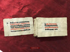 9008 Old HIndu Bhagavat Purana Manuscript with Illuminated Paintings-WOVENSOULS-Antique-Vintage-Textiles-Art-Decor