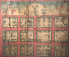 9013 Antique Tibetan Astrological Calendar - MASTERPIECE-WOVENSOULS-Antique-Vintage-Textiles-Art-Decor