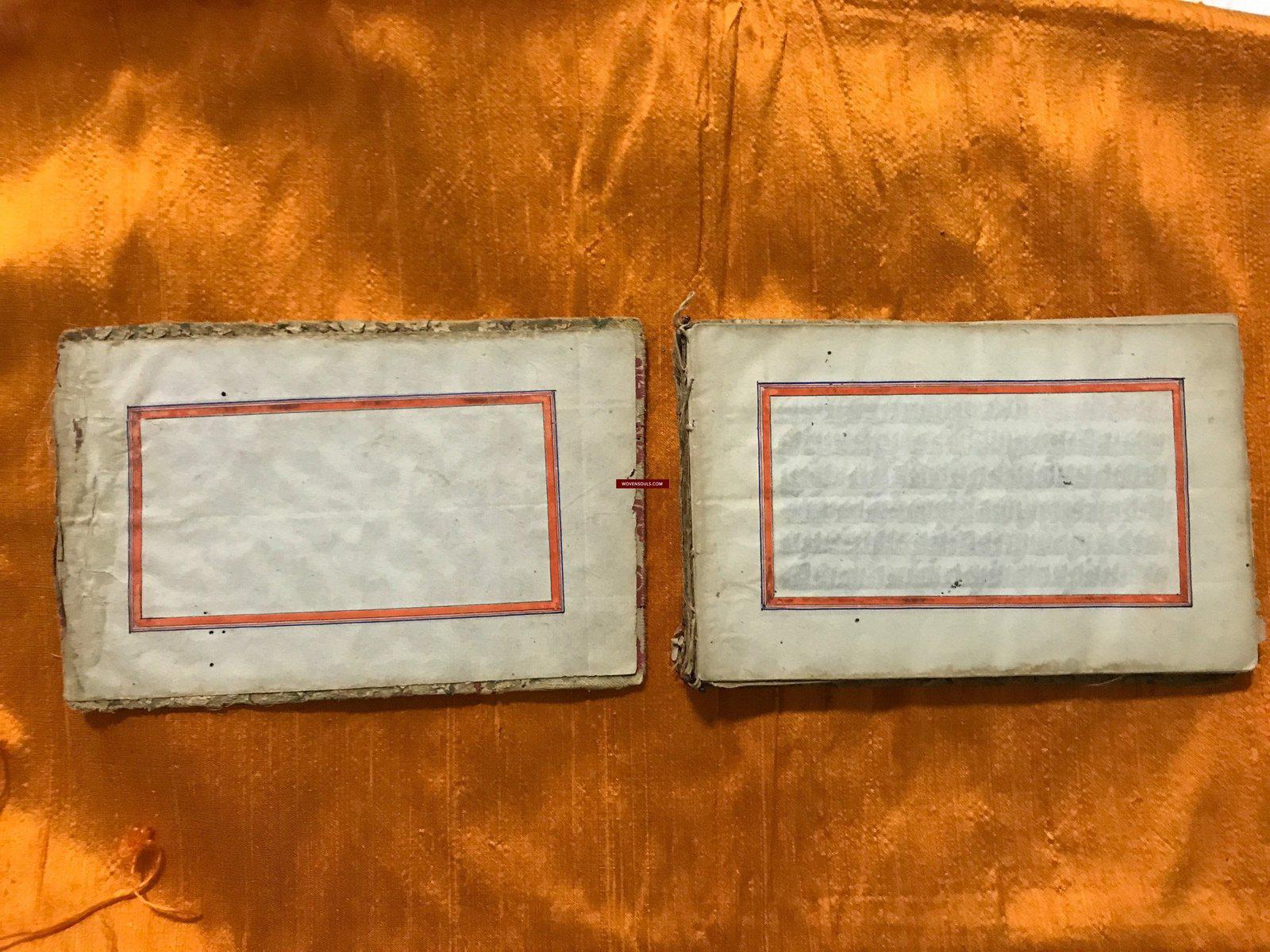 9018 - SOLD - Indian Hindu Manuscript with Sanskrit Verses by VED VYAS ...