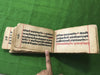 9019 Indian Hindu Manuscript with Sanskrit Verses - Cloth Binding-WOVENSOULS-Antique-Vintage-Textiles-Art-Decor