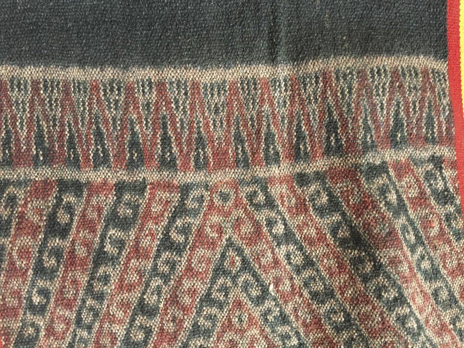 902 Old Ikat Sarong Weaving with Supplementary Weft from Biboki Timor-WOVENSOULS-Antique-Vintage-Textiles-Art-Decor