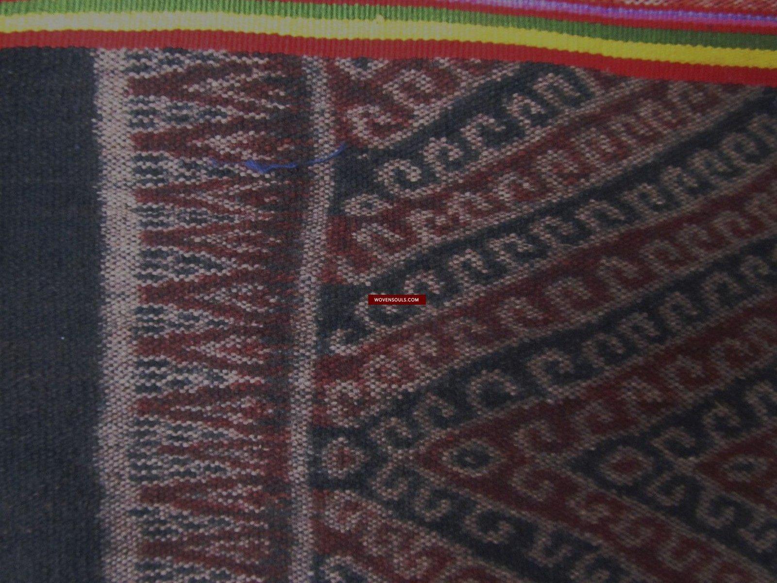 902 Old Ikat Sarong Weaving with Supplementary Weft from Biboki Timor-WOVENSOULS-Antique-Vintage-Textiles-Art-Decor