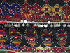 917 VINTAGE KOHISTAN BLACK SHAWL TEXTILE-WOVENSOULS-Antique-Vintage-Textiles-Art-Decor