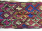 918 Antique Kohistan Embroidered Scarf Textile with Superb beaded Tassels-WOVENSOULS-Antique-Vintage-Textiles-Art-Decor