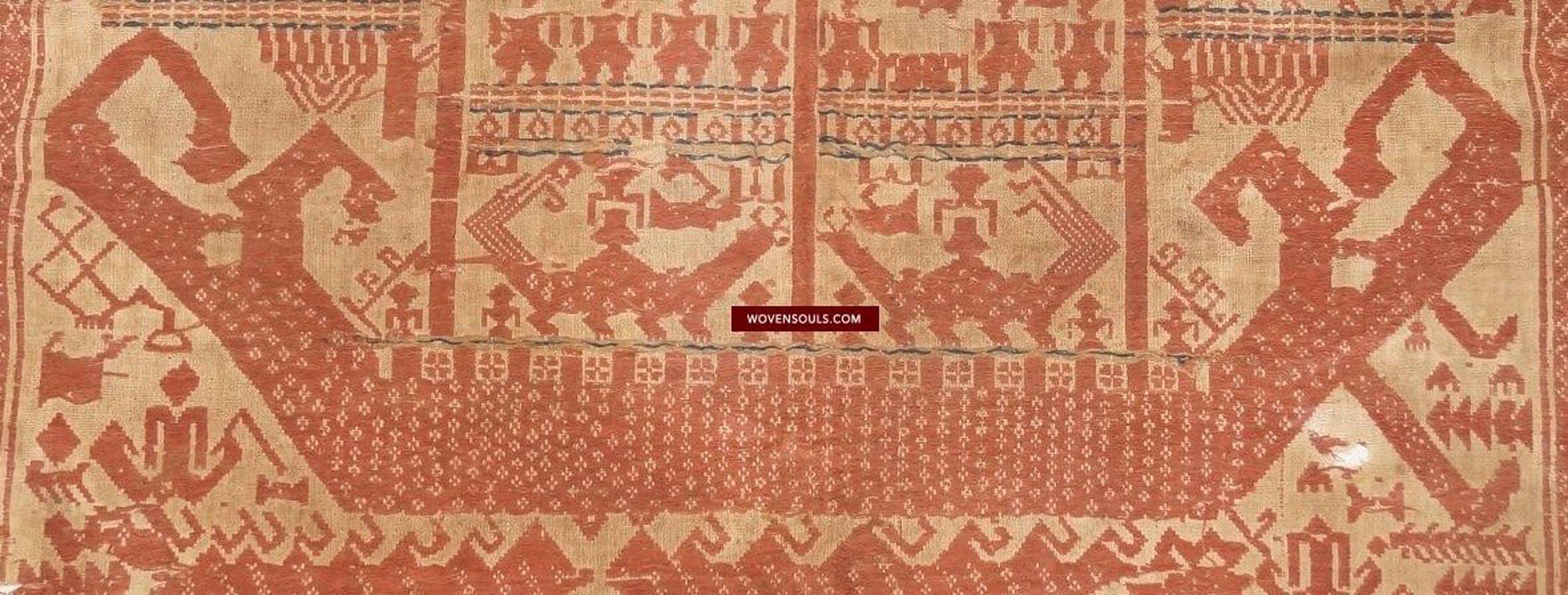 929 Superb Antique Semangka Tampan Shipcloth Sumatra Textile - 1700s-WOVENSOULS-Antique-Vintage-Textiles-Art-Decor