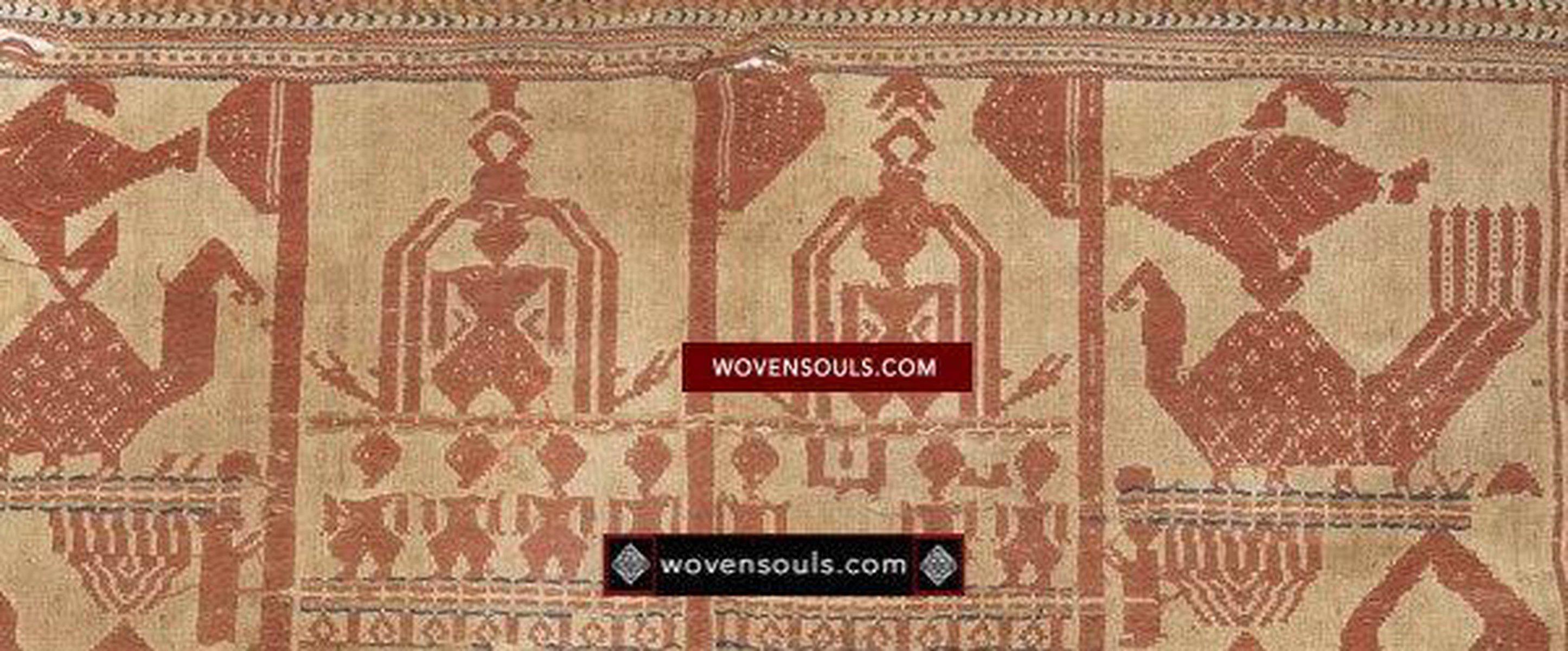 929 Superb Antique Semangka Tampan Shipcloth Sumatra Textile - 1700s-WOVENSOULS-Antique-Vintage-Textiles-Art-Decor