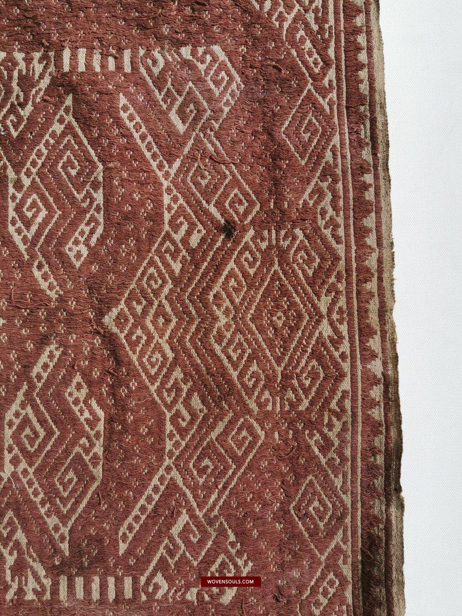 931 Antique SUmatran Tampan Shipcloth Textile-WOVENSOULS-Antique-Vintage-Textiles-Art-Decor