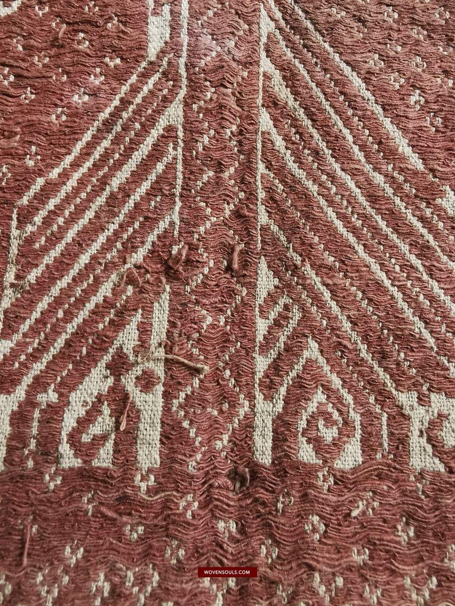 931 Antique SUmatran Tampan Shipcloth Textile-WOVENSOULS-Antique-Vintage-Textiles-Art-Decor