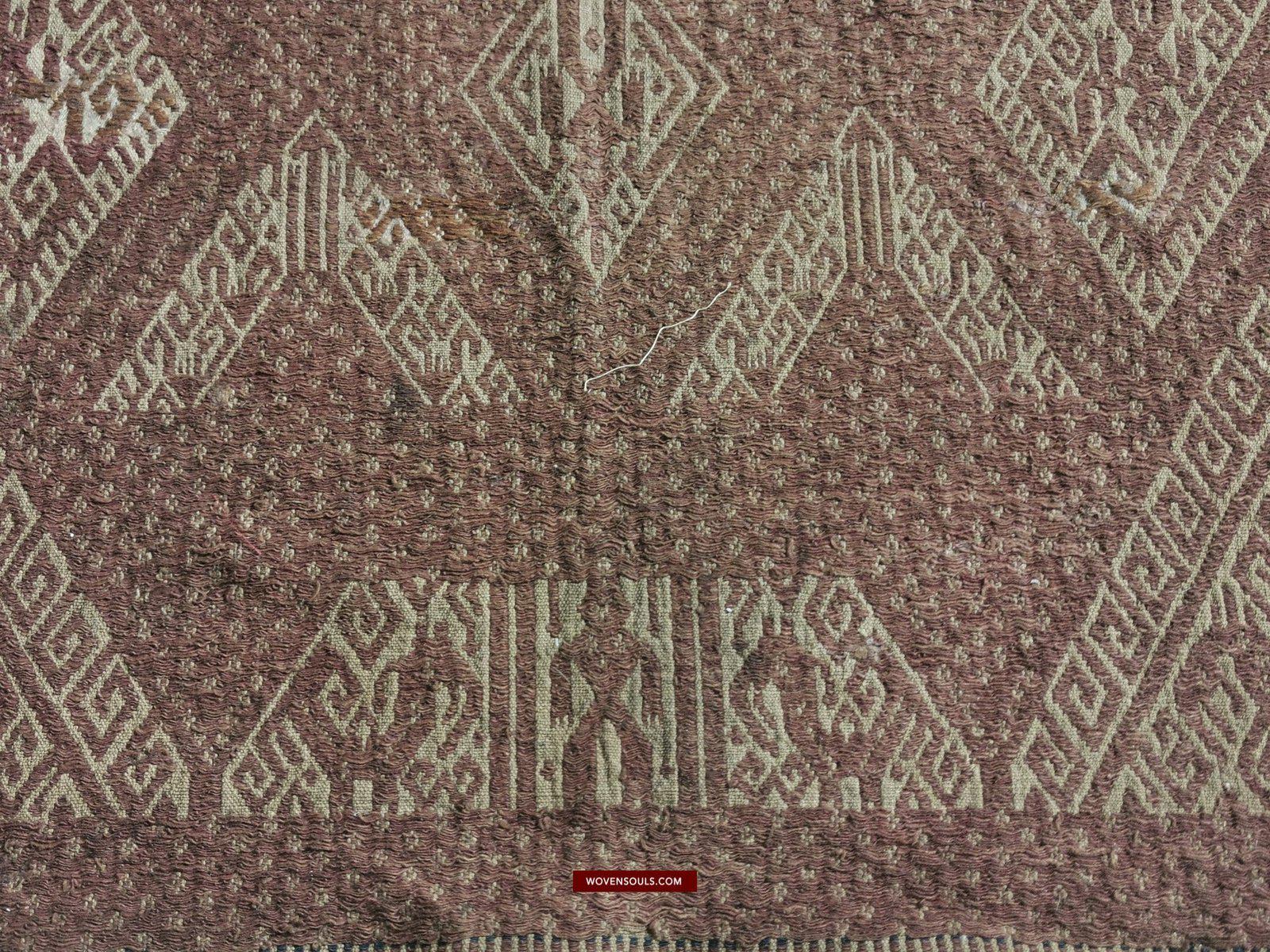 932 Antique Sumatra Tampan Shipcloth Textile Weaving-WOVENSOULS-Antique-Vintage-Textiles-Art-Decor