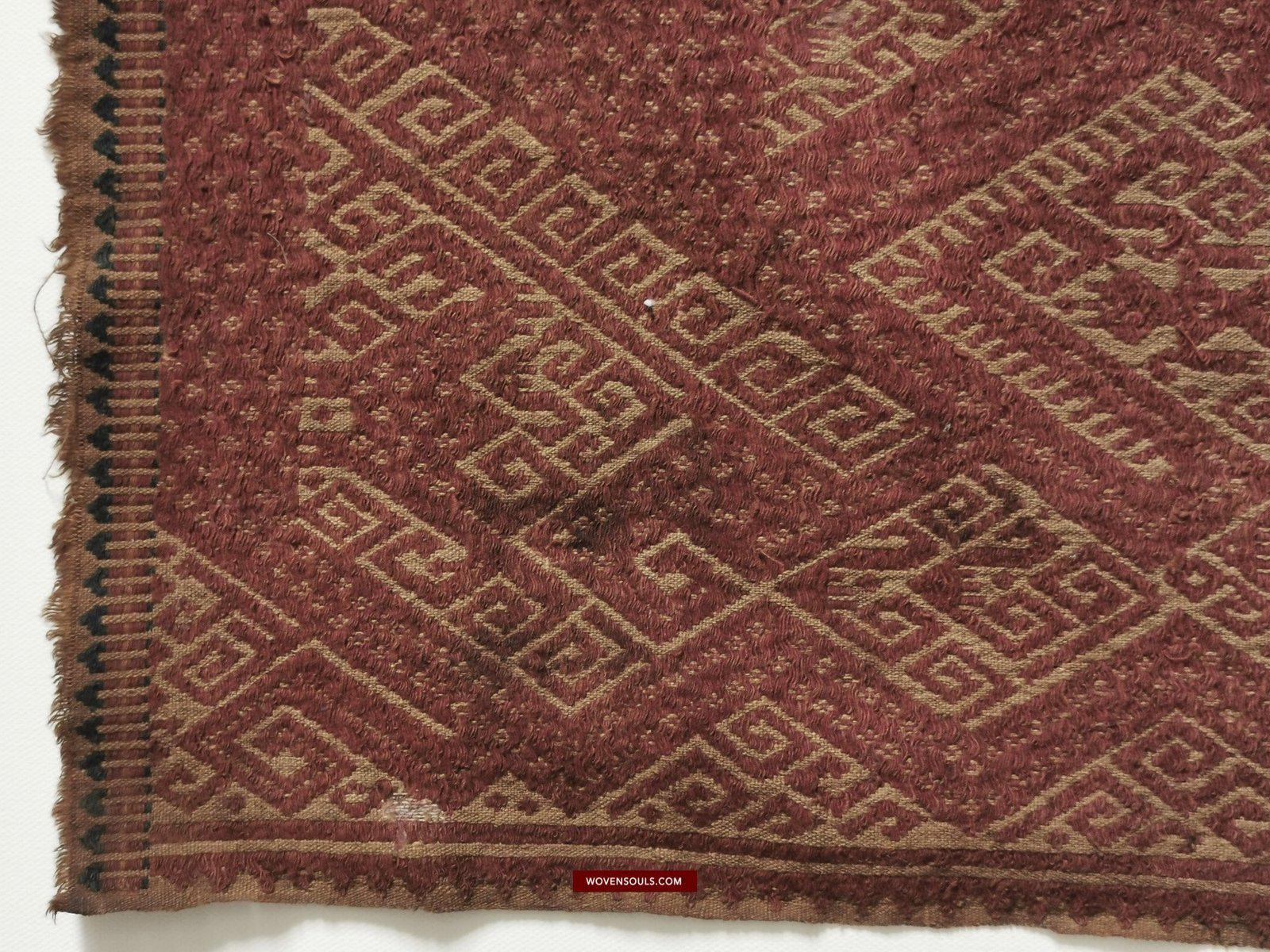 932 Antique Sumatra Tampan Shipcloth Textile Weaving-WOVENSOULS-Antique-Vintage-Textiles-Art-Decor