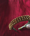 979 Old Gold Bracelet - Indian Jewelry-WOVENSOULS-Antique-Vintage-Textiles-Art-Decor