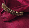 979 Old Gold Bracelet - Indian Jewelry-WOVENSOULS-Antique-Vintage-Textiles-Art-Decor
