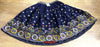 987-A Vintage Blue Gujarati Embroidered Skirt-WOVENSOULS-Antique-Vintage-Textiles-Art-Decor