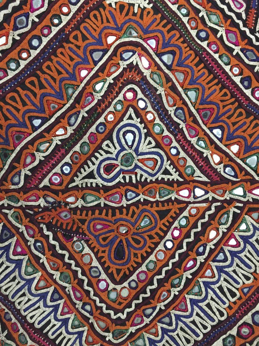 988 Borsa da dote tribale vintage ricamo capolavoro tessile-WOVENSOULS-Arredamento artistico-tessile-vintage-antico