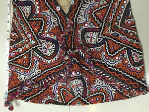 988 Vintage Tribal Dowry Bag Embroidery Textile Masterpiece-WOVENSOULS-Antique-Vintage-Textiles-Art-Decor